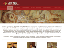 Tablet Screenshot of estudiostupnik.com.ar